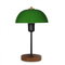 Stolní lampa Autero 2 (zelená + přírodní)