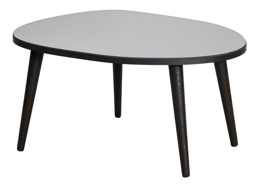 Konferenční stolek Gustavo 2 (černá + šedá)