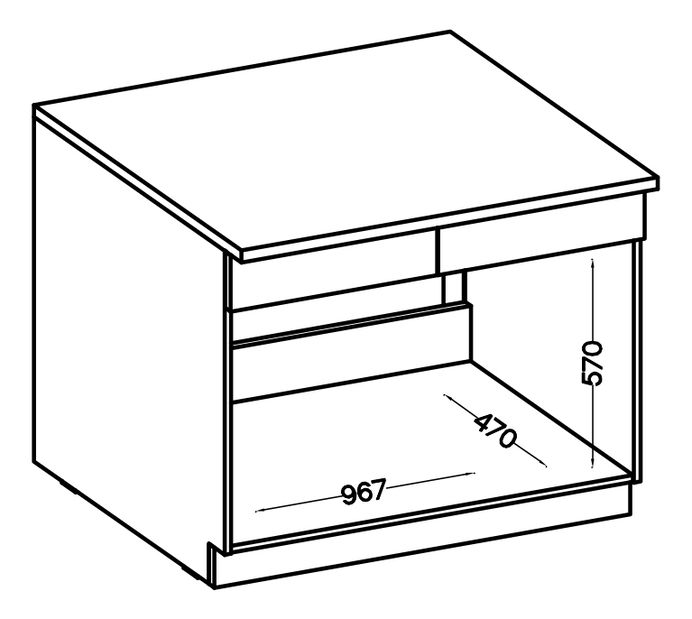 Spodní kuchyňská skříňka pod dřezem Meruna SPUB 100 ZAP (artisan + bílá)