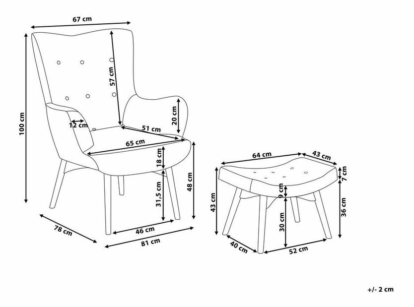 Křeslo Viadeo (světle) *bazar
