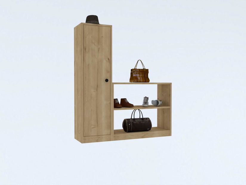 Botník (skříňka na boty) Musuku 3 (dub safírový)