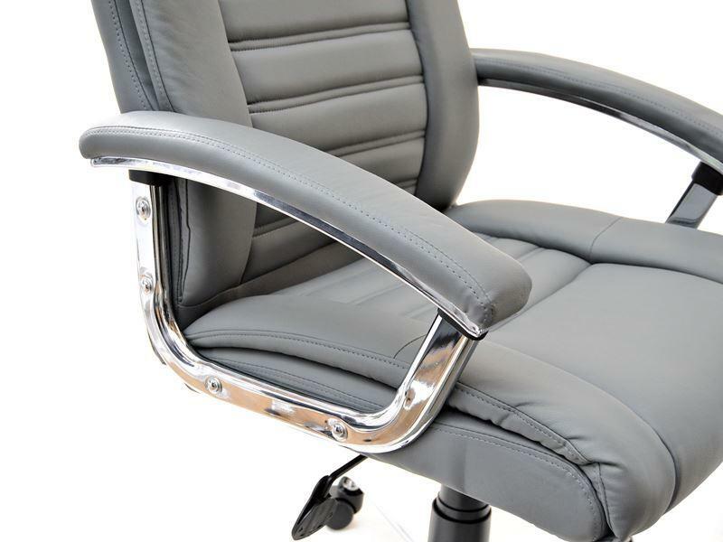 Křeslo Draggy (šedá + chromová)