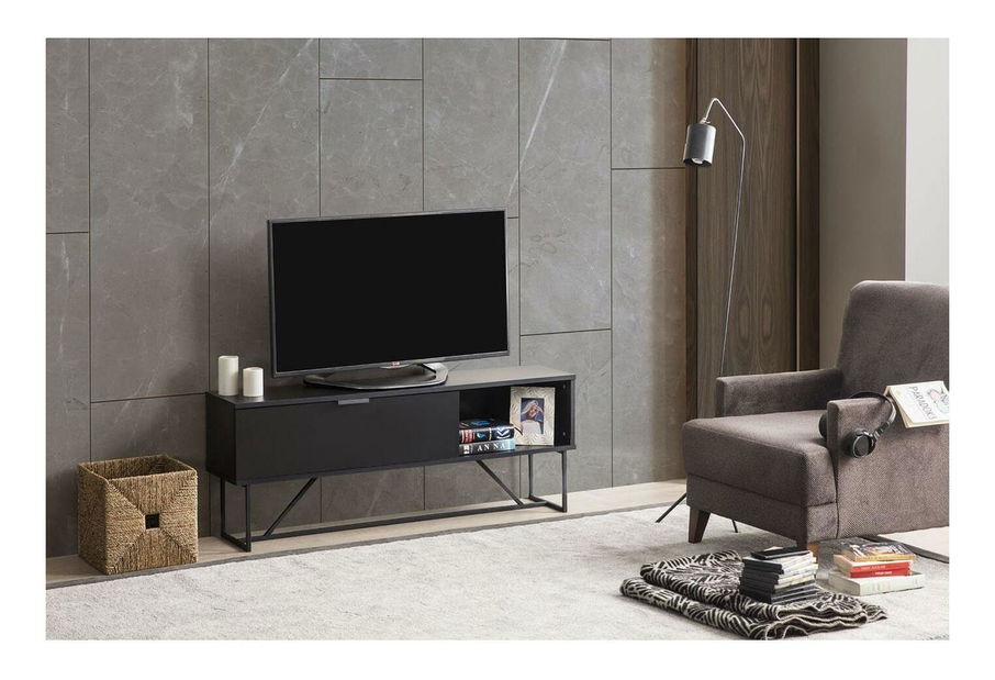 TV stolek/skříňka Kuul (černá)