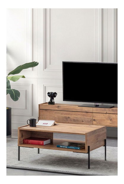 Konferenční stolek Beskade (borovice černá)