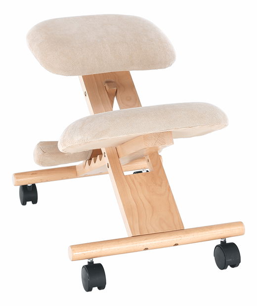 Ergonomická klekačka Gloire (krémová + buk)