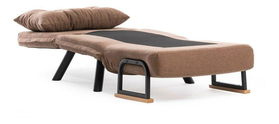 Rozkládací křeslo Sandy (světlohnědá)