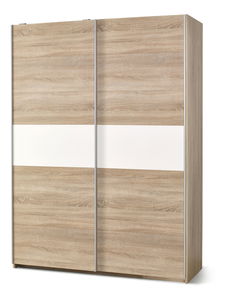Šatní skříň Vida S-1 (dub sonoma + bílá)