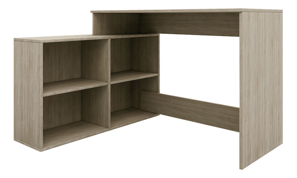 Rohový Pc stolek Kinsley (dub sonoma)
