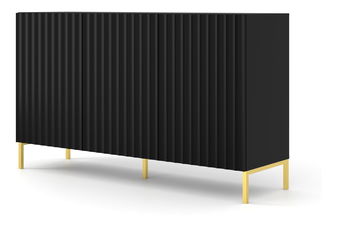 TV stolek/skříňka 150 3D Warsaw (černá + zlatá)