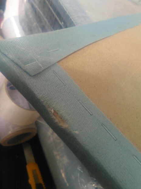 Čalouněný nástěnný panel Pazara 80x20 (manila 11) *bazar