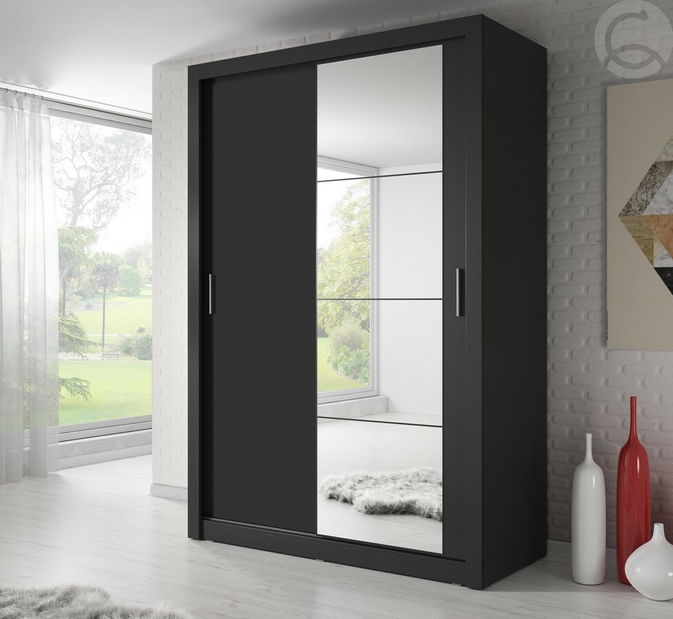 Šatní skříň Arti (černá) 