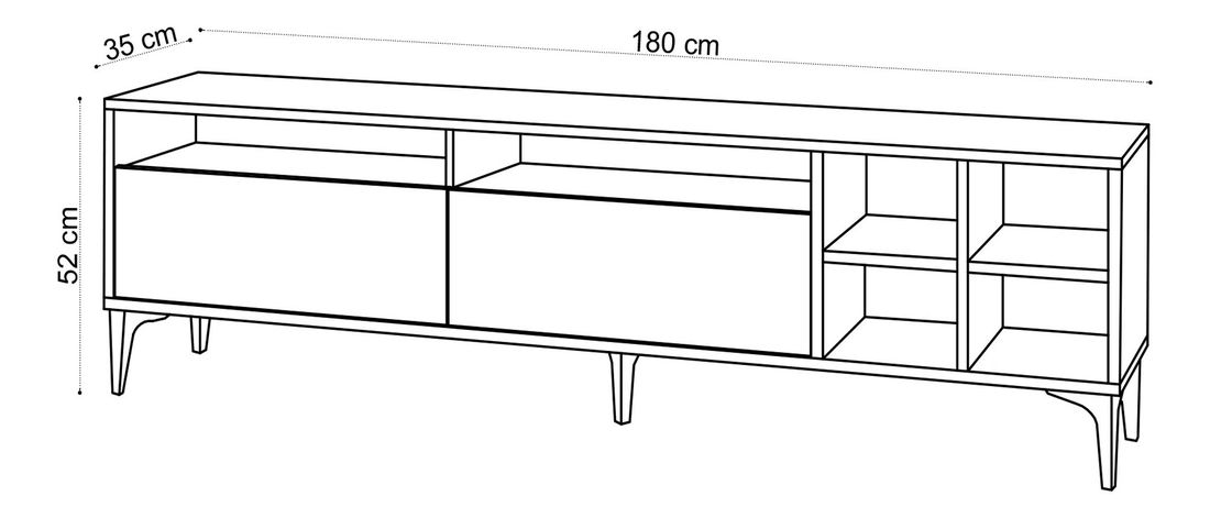 TV stolek/skříňka Aliex 4