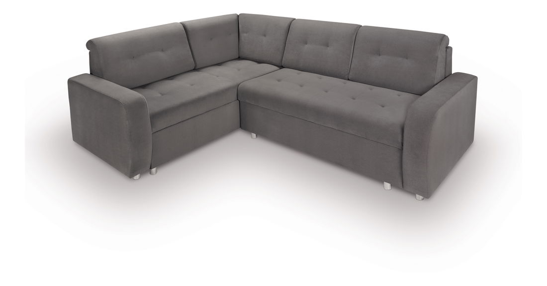 Rohová sedací souprava BRW Willy Lux 3DL RECBKMU (šedá) (L)