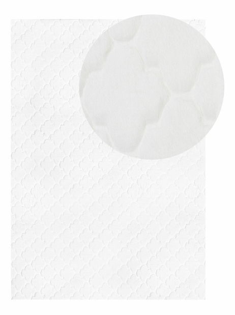 Koberec z umělé kožešiny 160 x 230 cm Gharry (bílá)