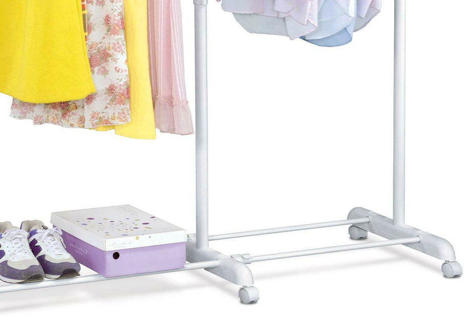 Věšák na kolečkách Asisten (bílá)