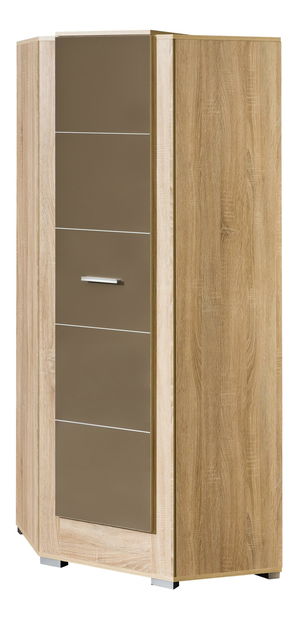 Rohová šatní skříň Claverdon C7