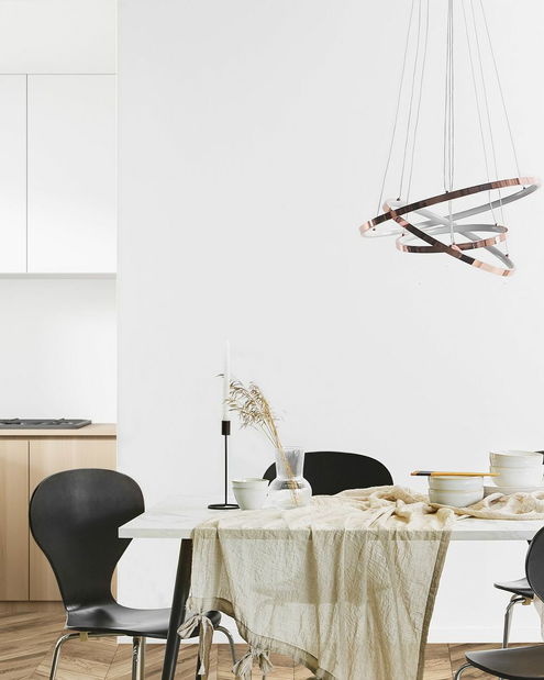 Závěsné svítidlo Aline (růžovozlatá)