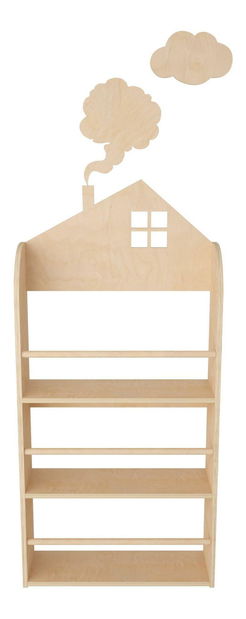 Dětská nástěnná police Lukonka 1 (bříza)