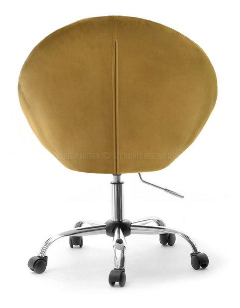 Křeslo Lush 4 (zlatá + chromová)