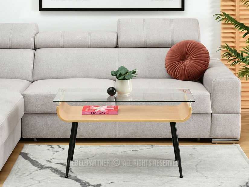 Konferenční stolek Largus (dub + černá)