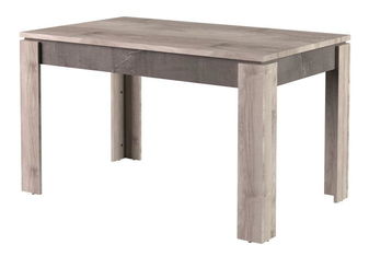 Jídelní stůl Jess new (kaštan nairobi + onyx) (pro 4 až 6 osob)