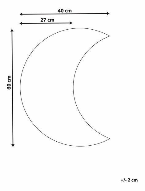 Nástěnné zrcadlo Pes (stříbrná)