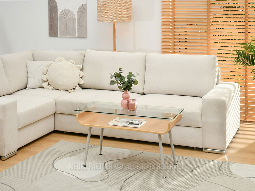 Konferenční stolek Largus (dub + šedá)