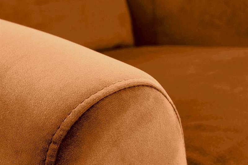 Křeslo ušák Adrianus 2 (skořicová)