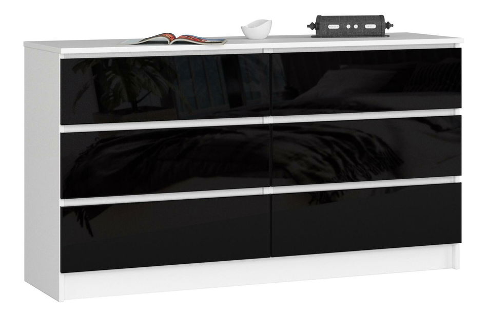 Komoda Keanu (lesk černý)