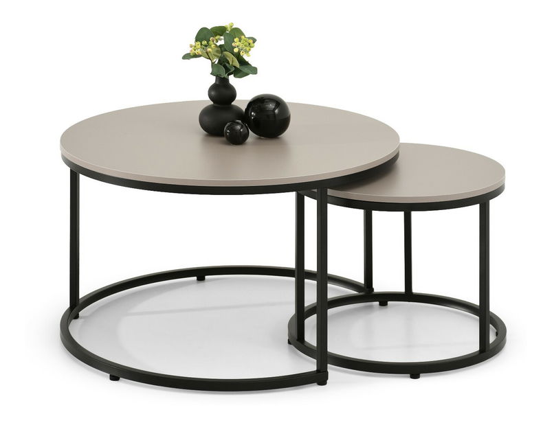 Konferenční stolek Krzaklewski (béžová + černá)