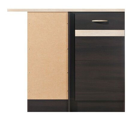 Spodní kuchyňská skříňka, rohová BRW Junona line DNW/100/82/L (Wenge + Dub sonoma)