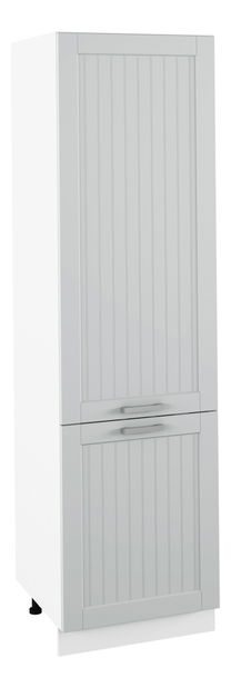 Potravinová skříňka Janne Typ 80 (světle šedá + bílá)