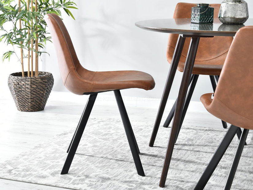Židle Petra (hnědá + černá)
