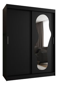 Šatní skříň 150 cm Ulta (černá)