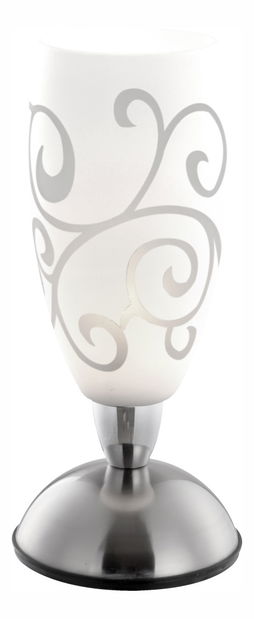 Stolní svítidlo Auriga 21922 (moderní/designové) (nikl + opál)