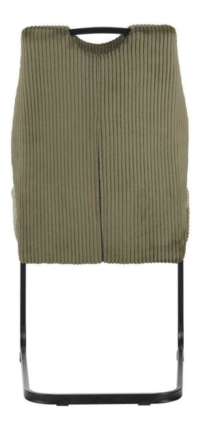 Jídelní židle Kalme (zelená + černá)