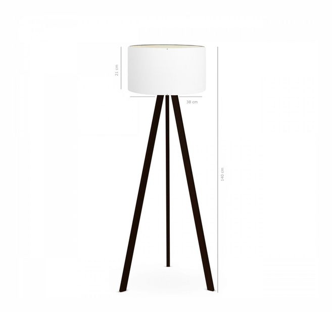 Stojanová lampa Amorekko 5 (bílá + černá)