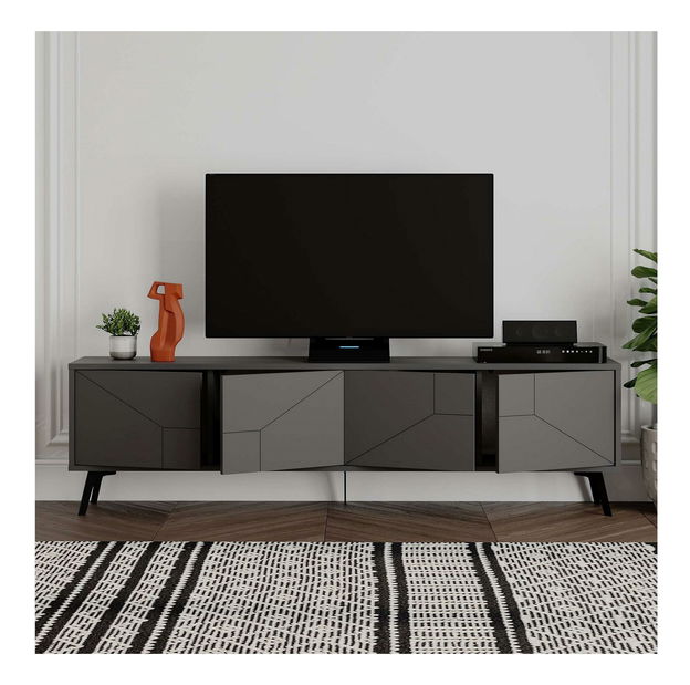 TV stolek/skříňka Duben (antracit) *výprodej