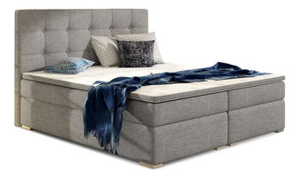 Boxspring postel 160 cm Irma 01 (béžová)