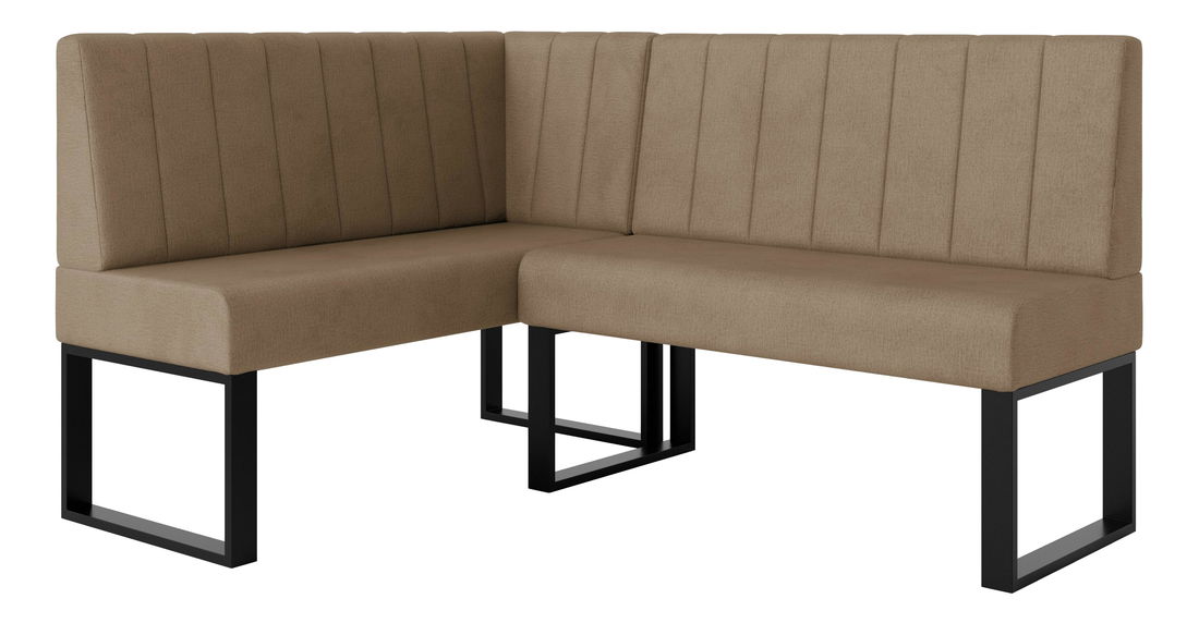 Rohová lavice Mondeo 130x170 (tmavě béžová) (L)