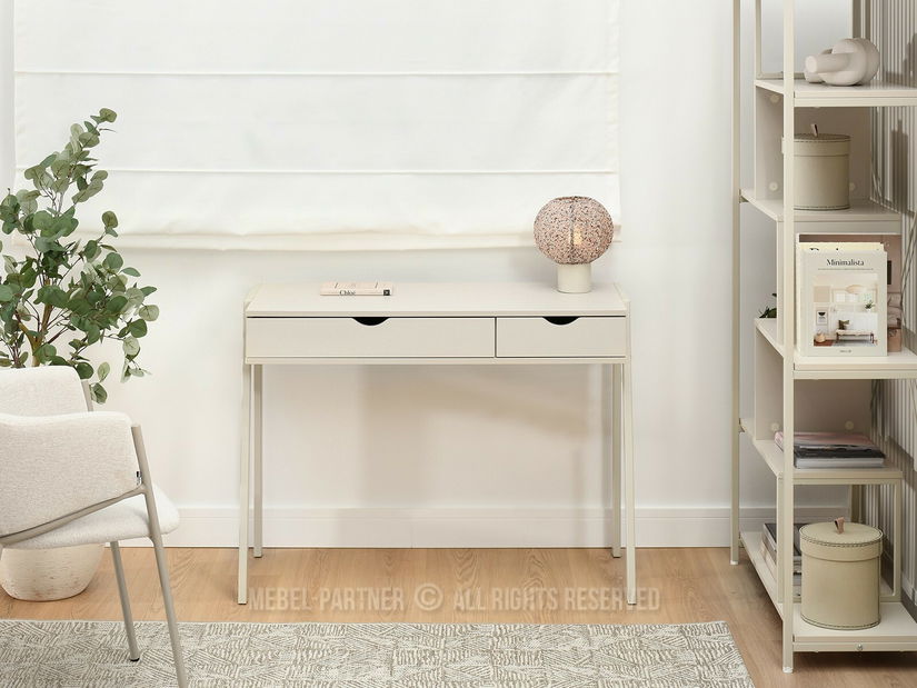 PC stolek Ludra (krémová)