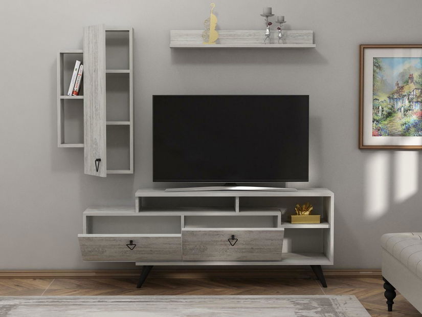 Obývací stěna Kisamo 3 (šedá)