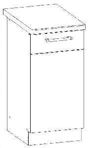 Spodní kuchyňská skříňka Modesta MD27 D40