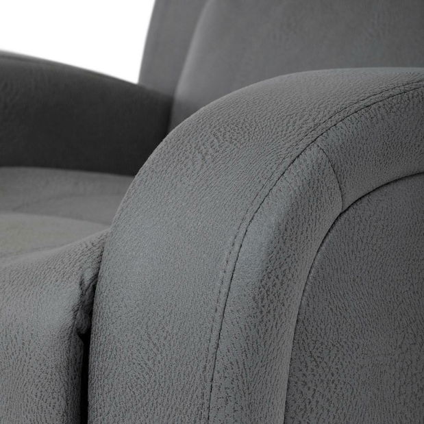 Polohovací křeslo Triple (šedá)