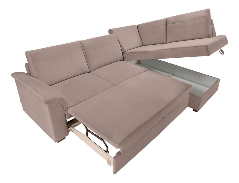 Rohová sedací souprava BRW Rosalia 2F.RECBK (béžová) (P)