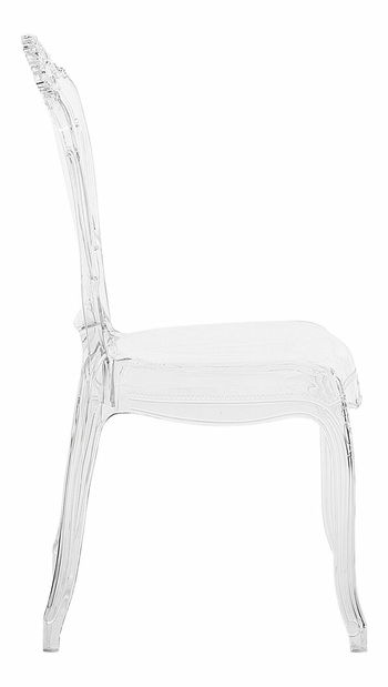 Set 2ks. jídelních židlí Vitton (průhledná)