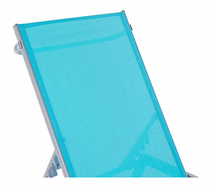 Zahradní lehátko NESS (textil) (modrá)