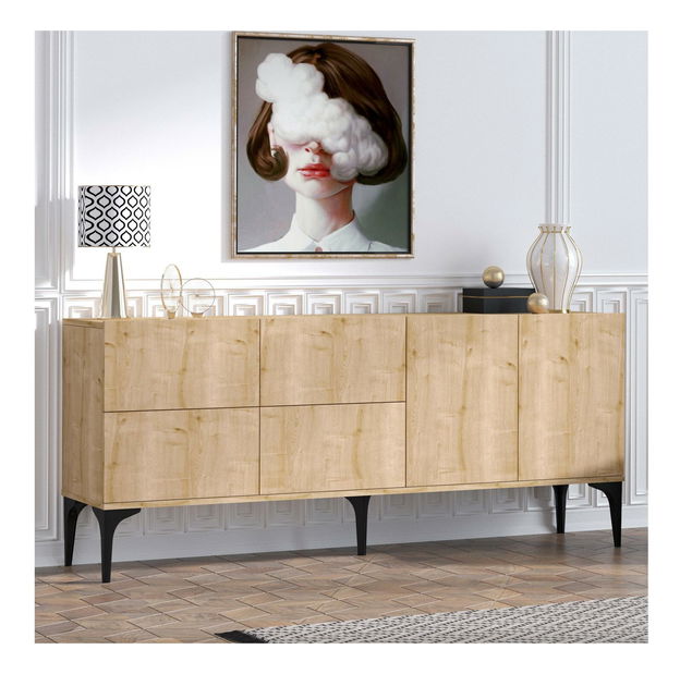 Skříňka Aliex 10 (dub safírový)