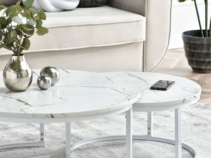 Konferenční stolek Kolja Zest Xl (bílá)