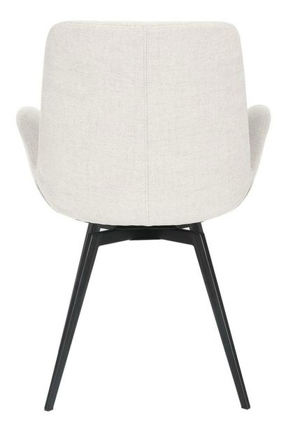 Jídelní židle Halmare (krémová + černá)